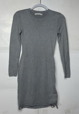 Abercrombie & Fitch Women’s XS Light Gray Long Sleeve Bodycon Sweater Dress Photo 0