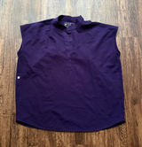 FIGS Women’s Purple Jam Rafaela Oversized Scrub Top - Size M Nursecore Hospital Photo 0
