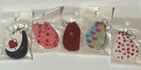 5 Pairs of Valentine’s Day Earrings- Hook- Clear Safety backs- All Sealed. NWOT Photo 0