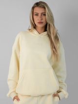 Comfrt Small Signature Hoodie in Buttercream Photo 0