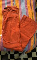 Red Flare Jeans Size 6 Photo 0