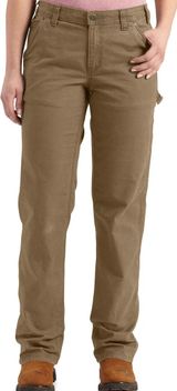 Carhartt Rugged Flex Original Fit Crawford Pants Straight Canvas Khaki Tan 16T Photo 0