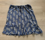 Patagonia Lithia blue floral convertible skirt dress boho hiking outdoors Photo 0