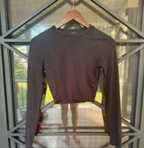 ZARA Black Crop Long Sleeve Photo 0