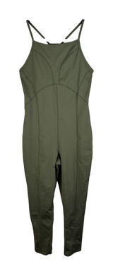 Free‎ People Movement Side To Side Performance Jumpsuit Size Medium Olive Green Photo 0