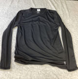 Free Country Womens Small Black Long‎ Sleeve Performance Athletic Top Shirt Base Photo 0