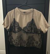Black Lace Shirt Photo 0