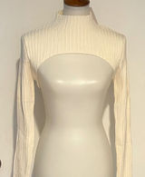 Pretty‎ Garden Mock Neck Bolero Top - Size S - NEW With Tags. Photo 0