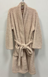Pottery Barn Unisex Cozy Comfort Robe Teddy Plush Cozy Comfy Belted Large Beige‎ Photo 0