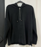 Cable & Gauge Sport Black 1/4 Zip Women’s Hoodie Size Large Athletic Workout Photo 0