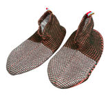 Bombas Gripper Slippers‎ Womens Medium Olive Coral Knit Excellent House Shoes Photo 0
