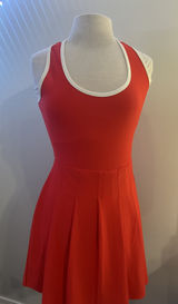 Red Pickle ball Tennis Dress Photo 0