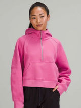 Lululemon Half-Zip Scuba- Pink Blossom Medium/Large Photo 0