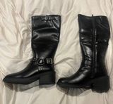 Black Riding Boots Size 8 Photo 0