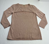 L'Agence Jocelyn 3/4 Sleeve Cutout Sweater Blush‎ Pink Womens Stretch Small NWOT Photo 0