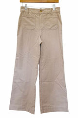 Loft Tan Palmer Wide Leg Corduroy Pants Sz 4P Photo 0