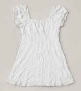 LA Hearts White Puff Sleeve Milkmaid Mini Dress Coquette Cottagecore XL Photo 0