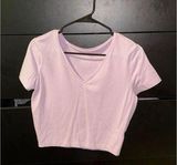 Wild Fable Pink Purple Cropped Top Photo 0