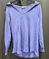 Victoria's Secret Light Purple Hoodie w/Sequin Angel Wings on Back Photo 0