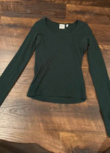 Aritzia Scoop Neck Long Sleeve TNA Homestretch Photo 0