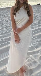 Long cream colored dress White Size M Photo 0