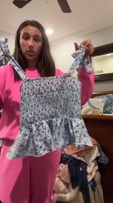 Ashlyn top Blue Size M Photo 0