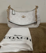 Coach Signature Teri Shoulder Bag Canvas Photo 0