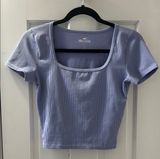 Hollister Purple Baby Tee Photo 0
