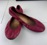 Tieks by Gavrieli Womens Red Leather Foldable Ballet‎ Flats Size 8 Photo 0