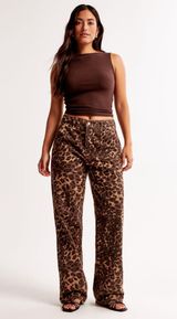 Abercrombie Curve Love Mid-Rise Slouchy Jeans 27 Long Photo 0