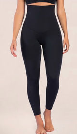 Curveez 2XL NEW Leggings Black High Waisted Shaping Photo 0