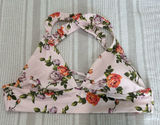 Aerie Light Pink Floral‎ Bikini Top. NWT. Photo 0