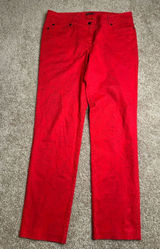 J. McLaughlin Felicity‎ Velveteen Red Jeans Photo 0