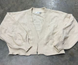 Flat White Cream Knit Oversized Cottagecore Cardigan Womens OSFM Photo 0