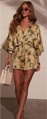 VICI Floral Kimono Romper Photo 0