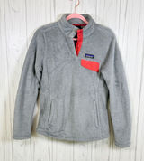 PATAGONIA Women's Re-Tool Snap-T Pullover Grey Fleece, Medium Photo 0
