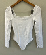 Babaton Aritzia Bodysuit Square Neck Long Sleeve Photo 0