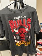 NBA Black Chicago Bulls Oversized Shirt Photo 0