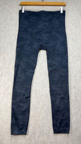 Spanx Look At Me Now Seamless Camo Leggings Black 1X/TG High Waisted Athleisure Photo 0