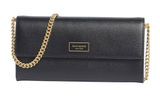 Kate Spade Black Leather Flap Crossbody Bag Katy Wallet $248 Retail NWT Photo 0