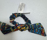 NWT J. Crew Classic‎ Paisley Hair Tie Scarf Black Colorful OLDSTOCK RARE Holiday Photo 0