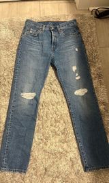 Levi’s 501 High-Rise Straight-Leg Jeans Photo 0