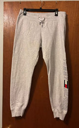 Tommy Hilfiger Women’s Light Gray Logo Jogger Pants Photo 0