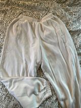 Adidas White Sweatpants Photo 0