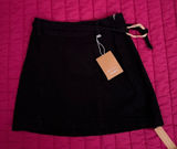 Nwt Reformation Skirt Size 23 Black‎ W Belt Photo 0