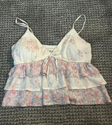 Hollister Floral Flowy Tank Top Photo 0
