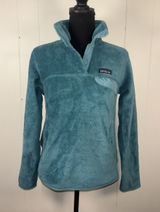 Patagonia Re-Tool Snap-T Fleece Pullover Teal Green Women's Sz S Photo 0