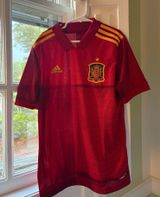 Red Adidas Spain home football shirt #football #soccer Photo 0