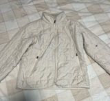 Fleece Lined The North Face Jacket Women’s Full-Zip White Photo 0