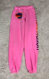 Pink Aviator Nation Sweatpants Photo 0